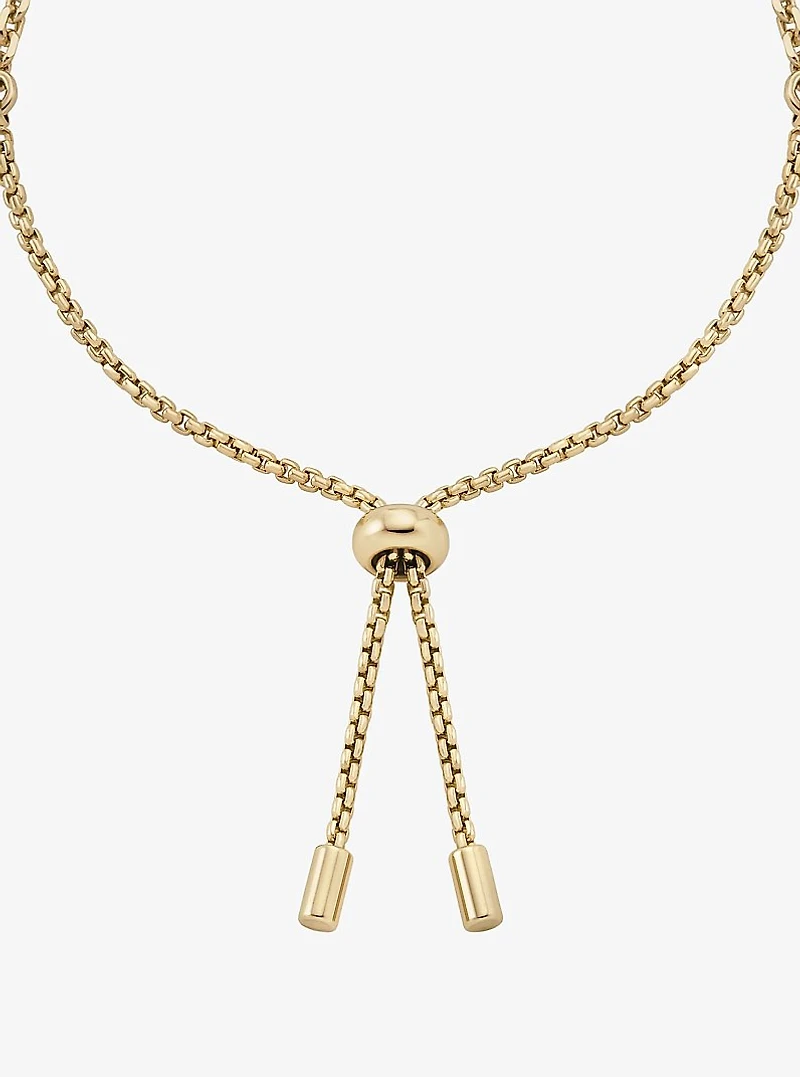 Pavé Lock Slider Bracelet