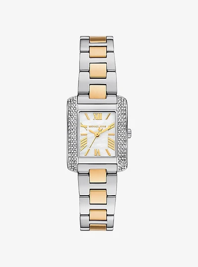 Petite Emery Pavé Two-Tone Watch