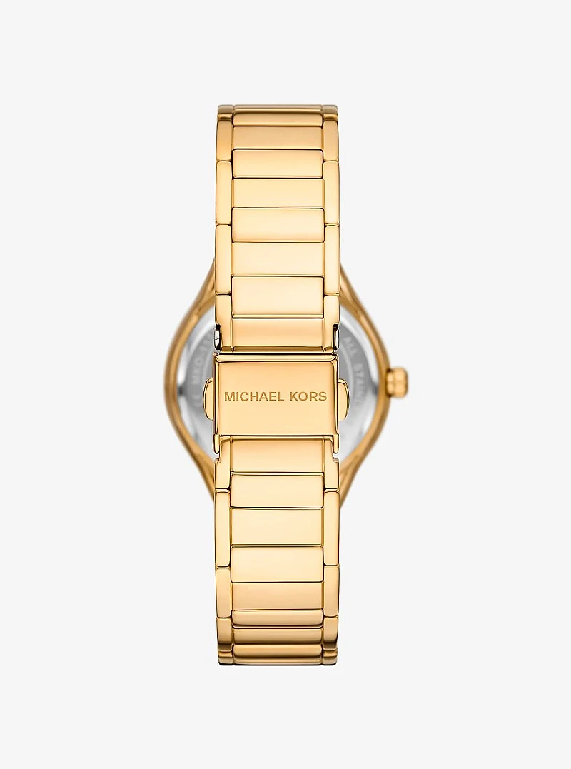 Mini Sylvia Pavé Gold-Tone Watch and Bracelet Gift Set