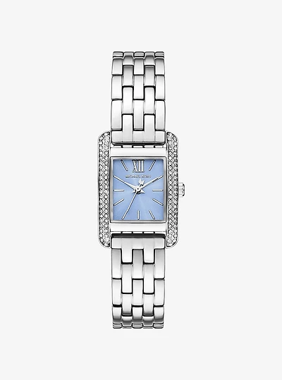 Mini Monroe Pavé Silver-Tone Watch