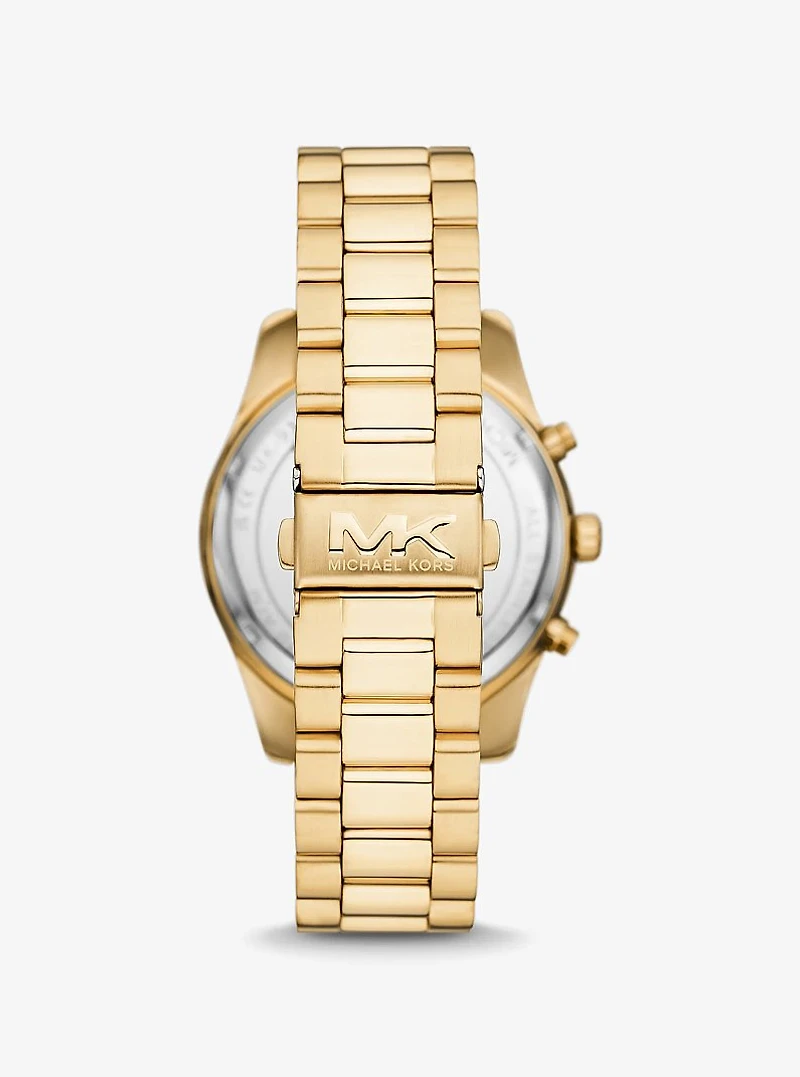 Oversized Lexington Gold-Tone Watch