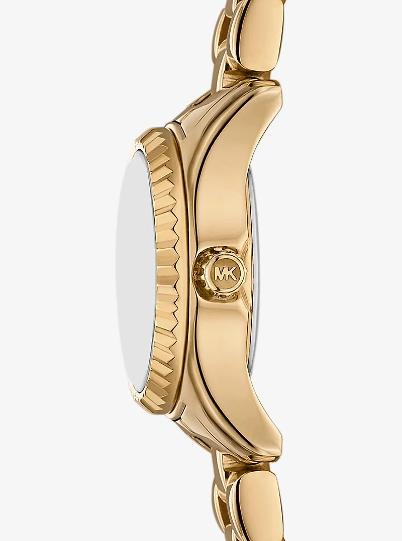 Mini Lexington Pavé Gold-Tone Watch