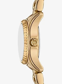 Mini Lexington Pavé Gold-Tone Watch