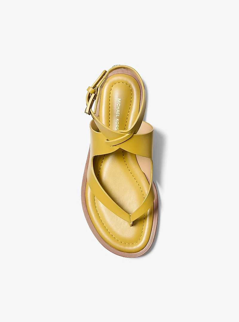 Irene Leather Wrap Sandal