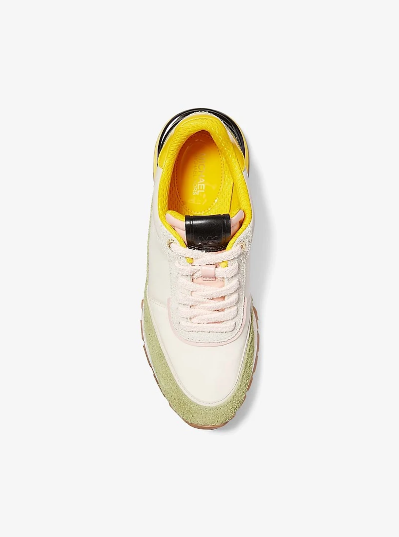 Nova Suede and Nylon Trainer