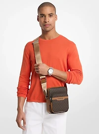 Hudson Mini Signature Logo Flight Bag
