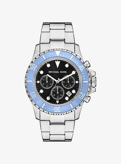 Oversized Everest Silver-Tone Watch