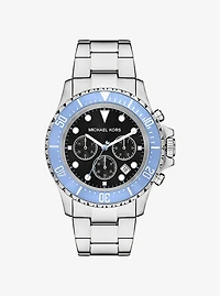 Oversized Everest Silver-Tone Watch