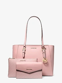 Charlotte Large Saffiano Leather 3-in-1 Tote Bag