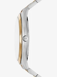 Oversized Slim Runway Two-Tone Watch