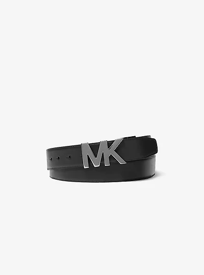 Reversible Signature Logo and Leather Belt