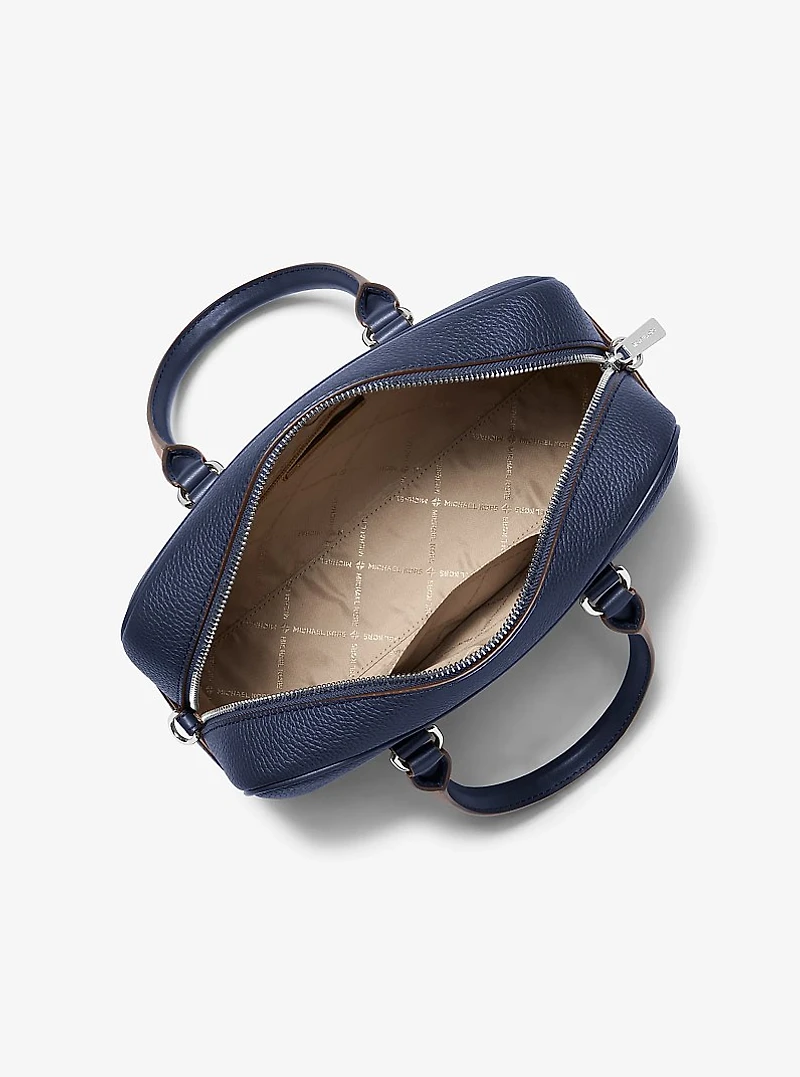 Thompson Medium Pebbled Leather Satchel