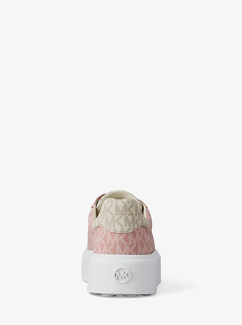 Romey Two-Tone Logo Platform Sneaker