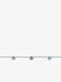 Bezel Cubic Zirconia Necklace