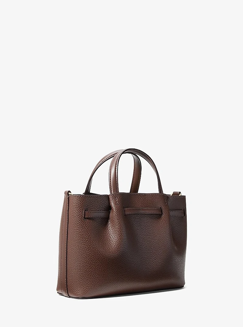Carson Small Pebbled Leather Satchel