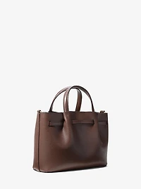 Carson Small Pebbled Leather Satchel