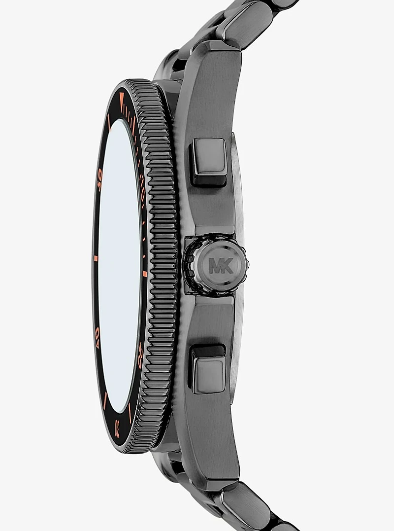 Oversized Maritime Gunmetal Watch