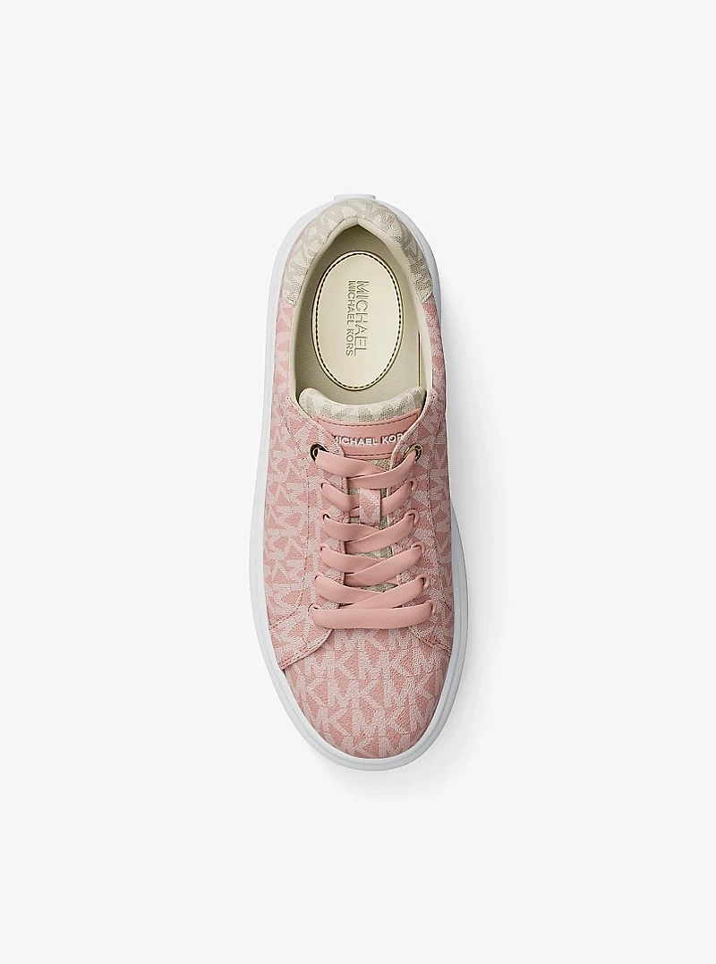 Romey Two-Tone Logo Platform Sneaker
