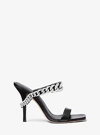 Bianca Embellished Leather Sandal
