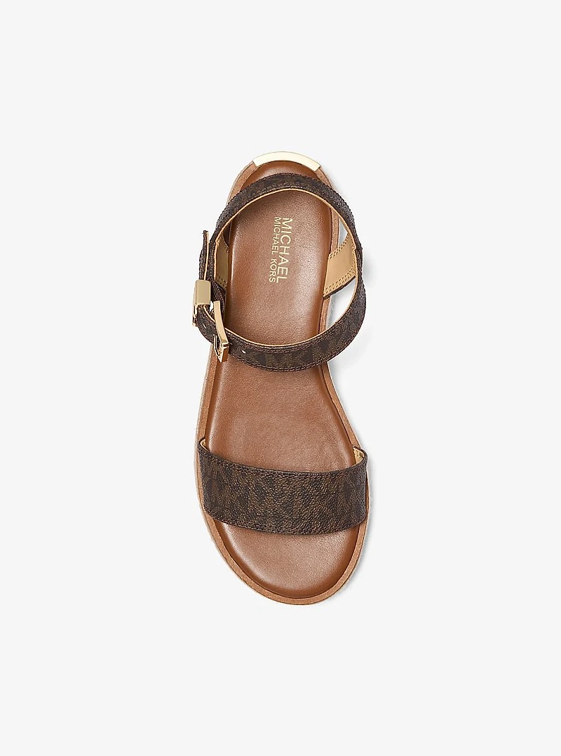 Richie Signature Logo Platform Espadrille Sandal