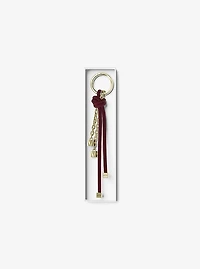 Gold-Tone and Cord Bag Charm