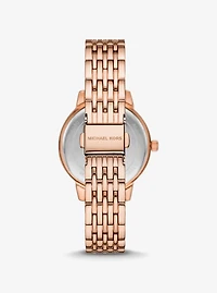 Melissa Pavé Rose Gold-Tone Watch