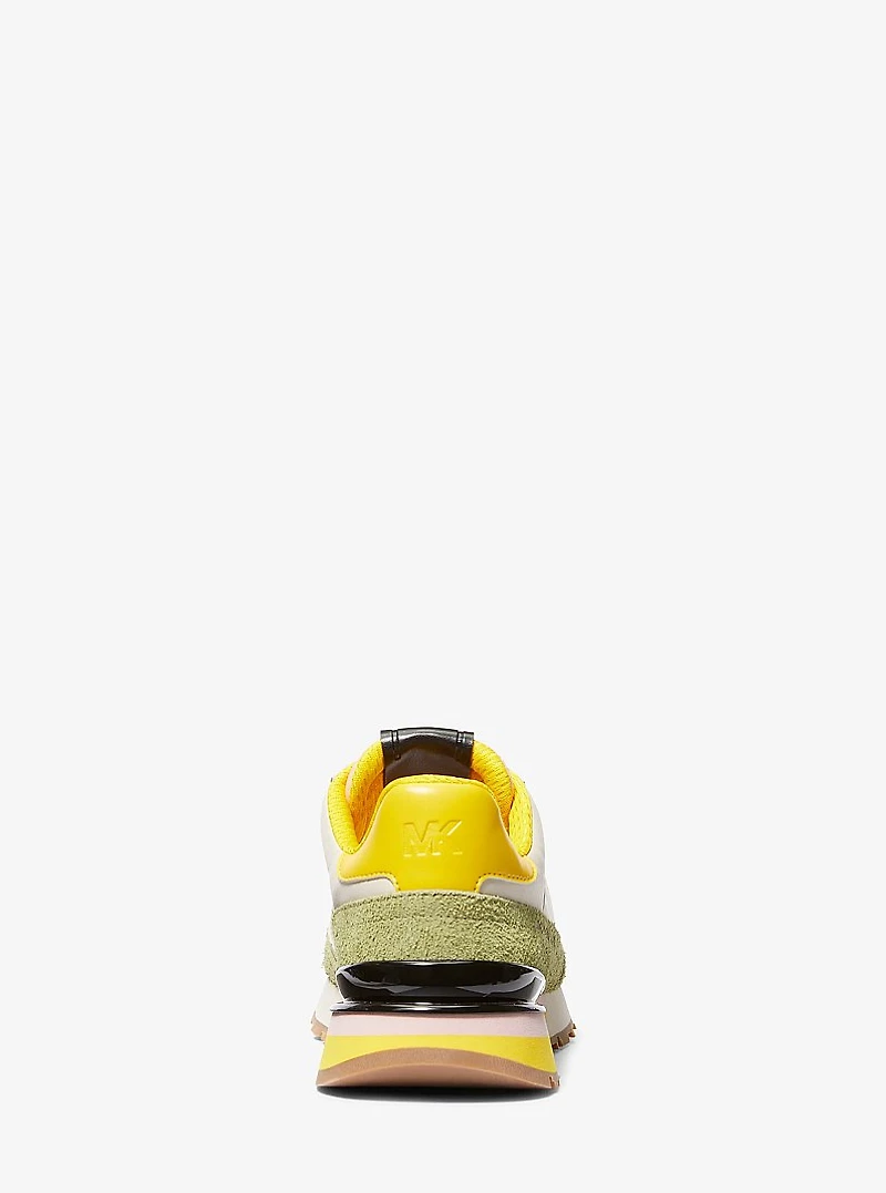 Nova Suede and Nylon Trainer