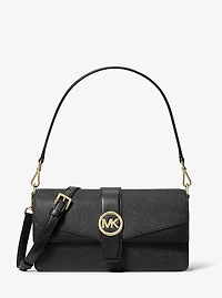 Greenwich Medium Saffiano Leather Shoulder Bag