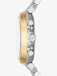Oversized Maren Silver-Tone Watch