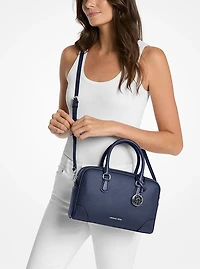 Thompson Medium Pebbled Leather Satchel