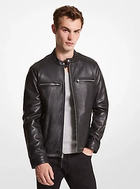 Leather Moto Jacket