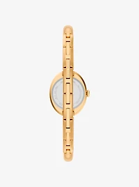 Petite Maude Gold-Tone Bangle Watch