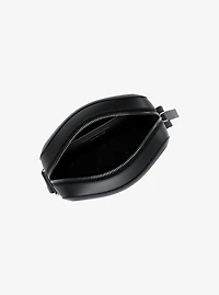 Cooper Metallic Logo Debossed Flight Bag