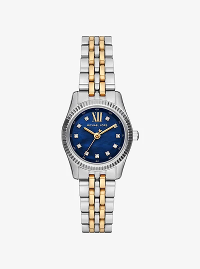 Mini Lexington Pavé Two-Tone Watch