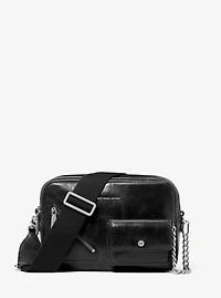 Bryant Medium Leather Camera Crossbody Bag With Card Case