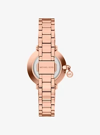 Mini Pyper Pavé Rose Gold-Tone Watch