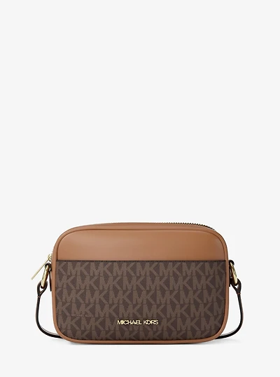 Jet Set Small Signature Logo Camera Crossbody Bag