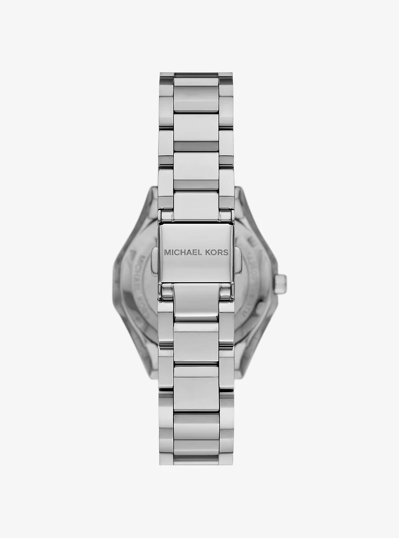 Mini Raquel Pavé Silver-Tone Watch