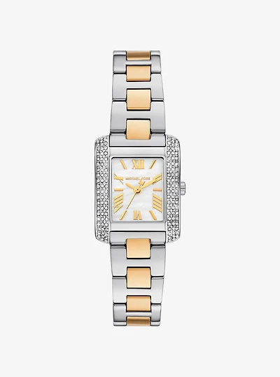 Petite Emery Pavé Two-Tone Watch