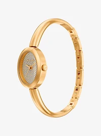 Petite Maude Gold-Tone Bangle Watch