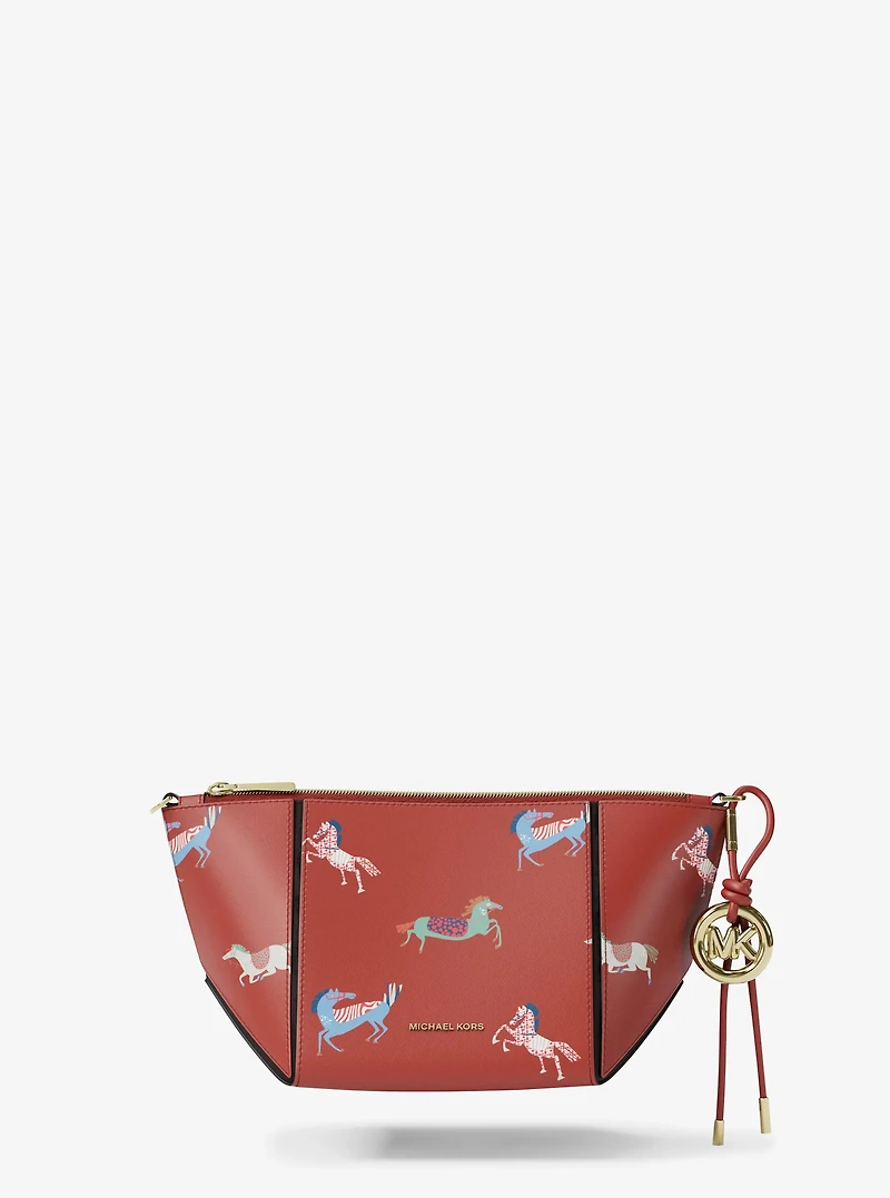 Jordi Small Leather Convertible Crossbody Bag