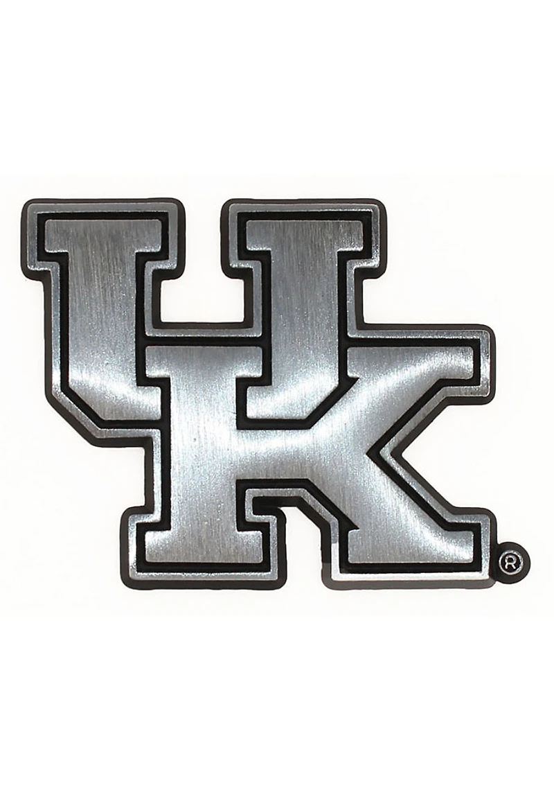 Rally House Kentucky Wildcats Matte Chrome Car Emblem - Silver ...