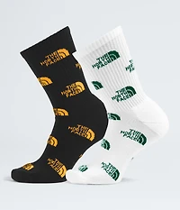Everyday Crew Socks Logo—2P