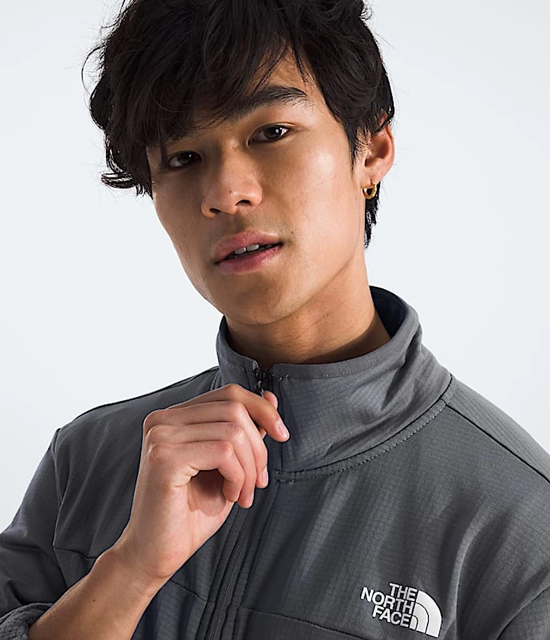 Men’s Cedar Trail Grid Fleece Full-Zip Jacket