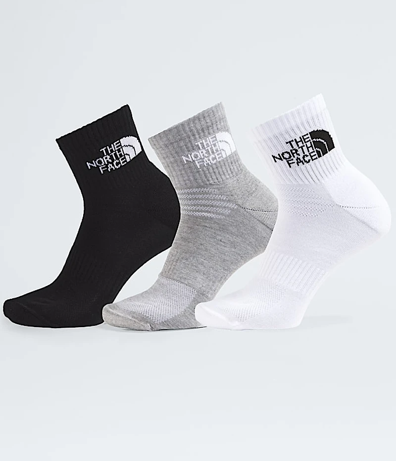 Multisport Cush Quarter Socks—3P