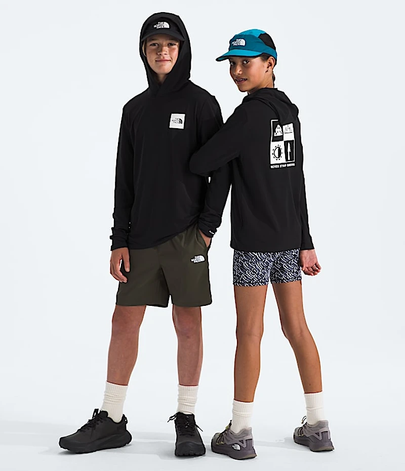 Boys’ & Girls’ Adventure Long-Sleeve Hoodie—Graphic