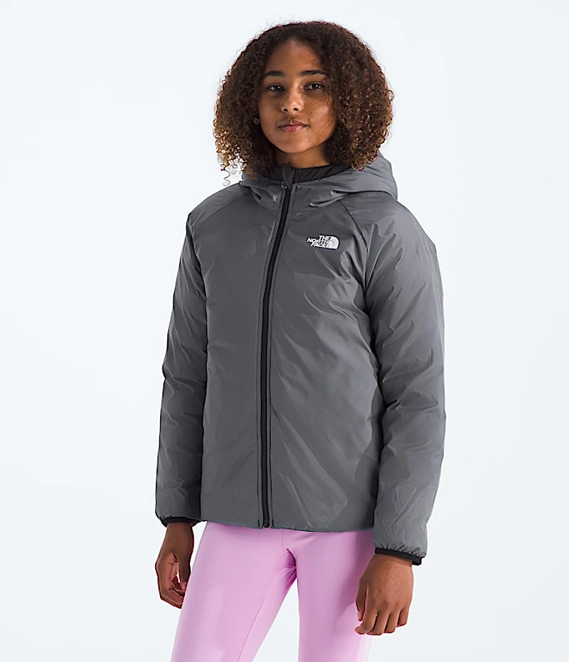 Girls’ Reversible Perrito Hooded Jacket