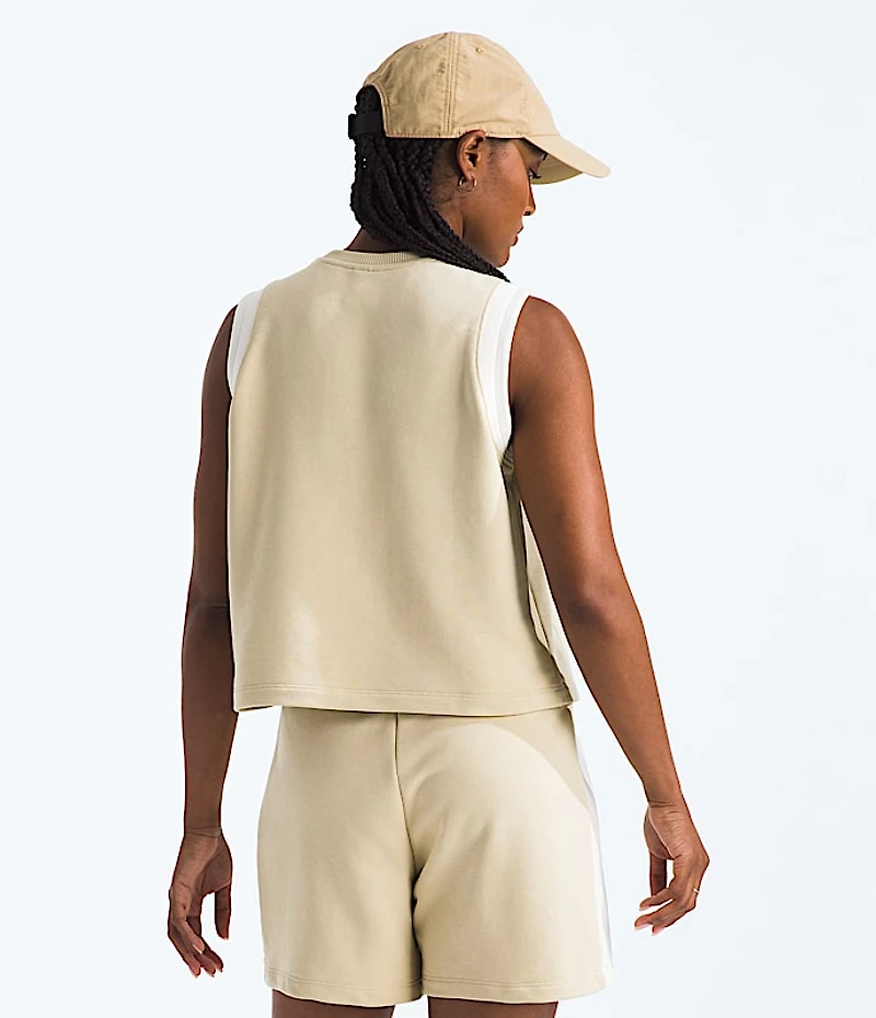 Women’s Terry Relaxed Cropped Tank