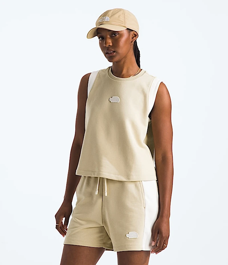 Women’s Terry Relaxed Cropped Tank