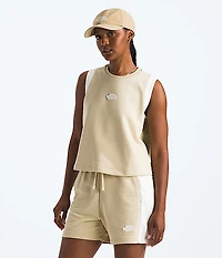 Women’s Terry Relaxed Cropped Tank